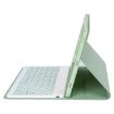 Samsung Galaxy Tab A9+ X210/X215/X215 YA09B Keyboard Case - Light Green - 5
