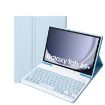 Samsung Galaxy Tab A9+ X210/X215/X215 A09B Ice Blue Bluetooth Keyboard Leather Case - 2