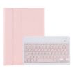 Samsung Galaxy Tab A9+ X210/X215/X215 A09B Pink TPU Bluetooth Keyboard Leather Case - 1