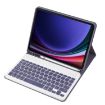 Samsung Galaxy Tab S9 A710B Bluetooth Keyboard Leather Tablet Case (Purple) - 3
