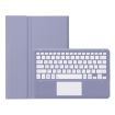 Samsung Galaxy Tab S9+ Bluetooth Keyboard Leather Tablet Case Purple - 2