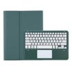 Samsung Galaxy Tab S9+ Bluetooth Keyboard Leather Case - Dark Green - 2