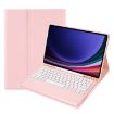 Samsung Galaxy Tab S9+/S9 FE+ A810B Bluetooth Keyboard Leather Case - 1