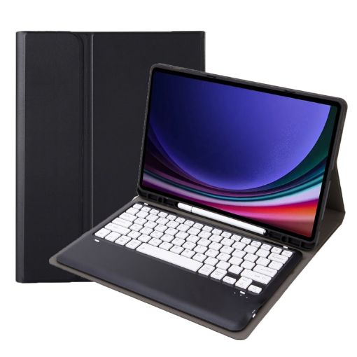 Samsung Galaxy Tab S9+ Keyboard Case - Black+White - 1