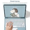 Samsung Galaxy Tab S8+ Keyboard Case - Pink+White - 4