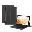 Samsung Galaxy Tab S7+/S7 FE/S8+ YJ-S8+ Split Bluetooth Keyboard Leather Tablet Case - 1