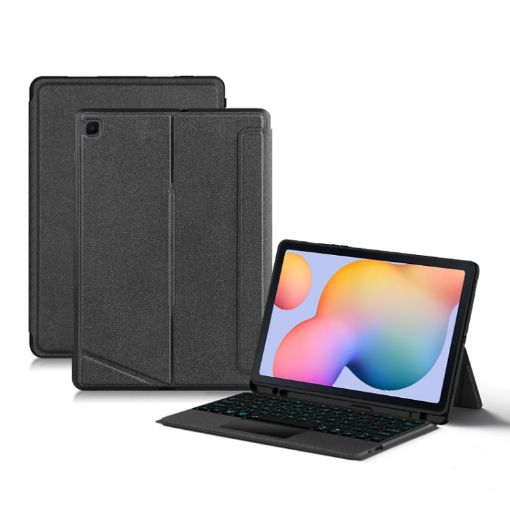 Samsung Galaxy Tab S6 Lite 2020/2022 Keyboard Leather Case - 1