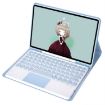 Samsung Galaxy Tab S9 FE Bluetooth Keyboard Leather Case - Ice Blue - 4