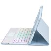 Samsung Galaxy Tab S9 FE Bluetooth Keyboard Leather Tablet Case - Ice Blue - 5