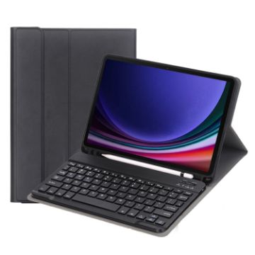 Samsung Galaxy Tab S9 FE A710B Bluetooth Keyboard Leather Case - 1