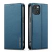 LC.IMEEKE L1 Series Frosted Fine Texture PU Phone Case for iPhone 14/13 - Blue - 2