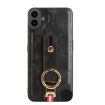 For Nothing CMF Phone 1 Wristband Leather Back Phone Case - Black - 3