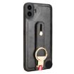 For Nothing CMF Phone 1 Wristband Leather Back Phone Case - Black - 4