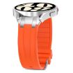 Garmin Forerunner 265 22mm Orange Silicone Watch Band - 3