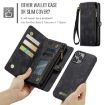 iPhone 16 Pro CaseMe 008 Detachable Leather Phone Case - Black - 3