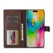 LC.IMEEKE Calf Texture Leather Case for iPhone 16 Pro Max - Brown - 3