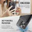 iPhone 12 Pro DG.MING K1 MagSafe Wallet Case - Black - 7