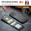 iPhone 14 DG.MING K1 MagSafe Detachable Wallet RFID Back Cover Phone Case - 3