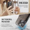 iPhone 15 Pro Max DG.MING K1 MagSafe Wallet RFID Back Cover Case - 7