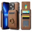 iPhone 13 Pro DG.MING K1 MagSafe Detachable Wallet RFID Back Cover Phone Case - 1