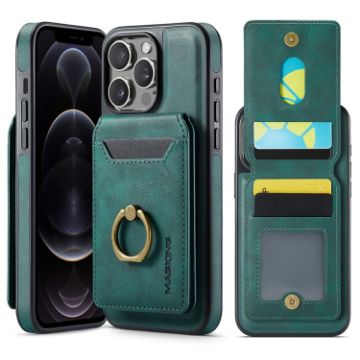 iPhone 12 Pro DG.MING K1 MagSafe Detachable Wallet RFID Back Cover Case - 1