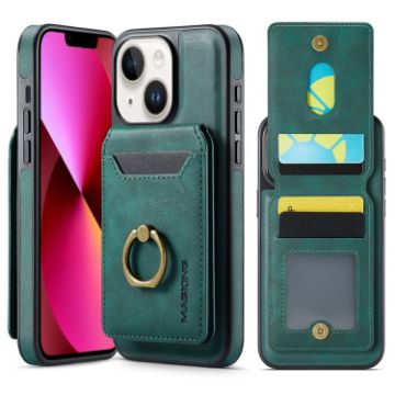 iPhone 13 DG.MING K1 MagSafe Detachable Wallet RFID Back Cover Phone Case - 1
