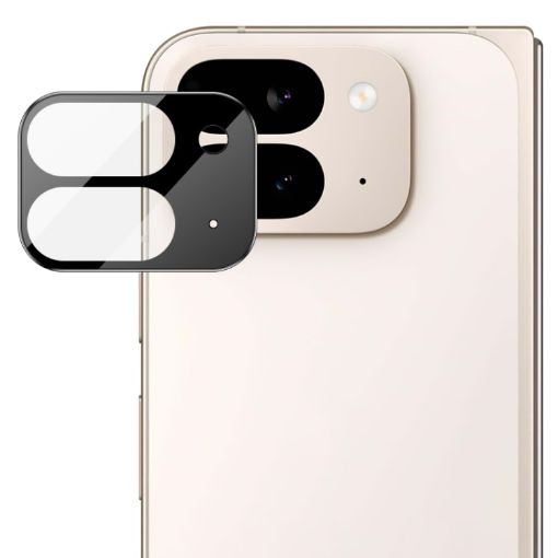 IMAK Rear Camera Lens Glass Film for Google Pixel 9 Pro Fold - Black - 1