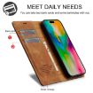 LC.IMEEKE iPhone 16 Plus Brown Leather Phone Case - 4