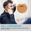 LC.IMEEKE iPhone 16 Plus Brown Leather Phone Case - 7