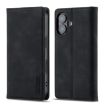 LC.IMEEKE iPhone 16 Plus Black Leather Phone Case - 2