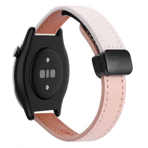 Amazfit GTR Mini 20mm Leather Watch Band - Pink+Apricot - 1