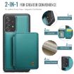 Samsung Galaxy A53 5G Leather Phone Case - Blue Green - 2