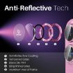 NORTHJO Glitter Camera Lens Protector for iPhone 16/16 Plus - Rose - 3