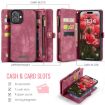 iPhone 16 Plus CaseMe 008 Red Leather Phone Case - 2