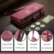 iPhone 16 Plus CaseMe 008 Red Leather Phone Case - 4