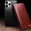 QIALINO Genuine Leather Phone Case for iPhone 16 Pro Max - Black - 5