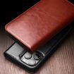 QIALINO Genuine Leather Phone Case for iPhone 16 Pro Max - Black - 6