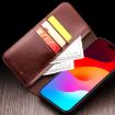 QIALINO Genuine Leather Phone Case for iPhone 16 Pro Max - Black - 7