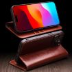 QIALINO Classic Genuine Leather Phone Case for iPhone 16 Plus - Black - 8