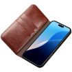 QIALINO Genuine Leather Phone Case for iPhone 16 Pro - Brown - 4