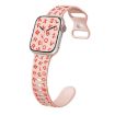 Apple Watch SE 2023 40mm Silicone Watch Band - Pink Sand Orange - 1