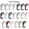 Apple Watch SE 2022 40mm Silicone Watch Band - Black White - 3