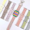 Apple Watch SE 2022 40mm Butterfly Buckle Silicone Band - Starlight Orange - 8
