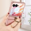 Motorola Razr 50 Ultra GKK Flip Case with Ring Holder - Pink - 7
