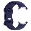 Google Pixel Watch 3 45mm Silicone Watch Band - Dark Blue - 2