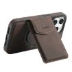 iPhone 14/13 Denior D20 Skin Feel MagSafe Holder Case (Brown) - 7