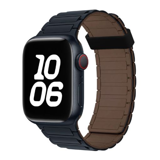 Apple Watch Series 3 42mm Silicone Watch Band - Midnight Chocolate - 1