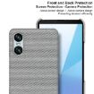 Sony Xperia 10 VI Imak Ruiyi Cloth Texture Phone Case - Light Grey - 3
