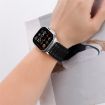 Apple Watch Series 6 40mm Sea Wave Nylon Hook and Loop Fastener Watch Band Blue - 6