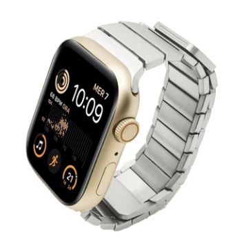 Apple Watch SE 2022 40mm Stainless Steel Band Silver - 1